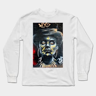 Street Art Graffiti Digbeth Birmingham UK Long Sleeve T-Shirt